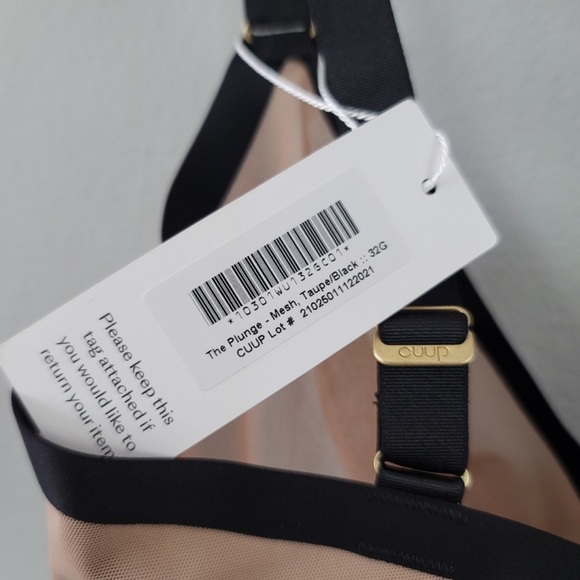Brand NEW with Tags CUUP Bra “The Plunge” Mesh Bra 32G - Picture 8 of 8